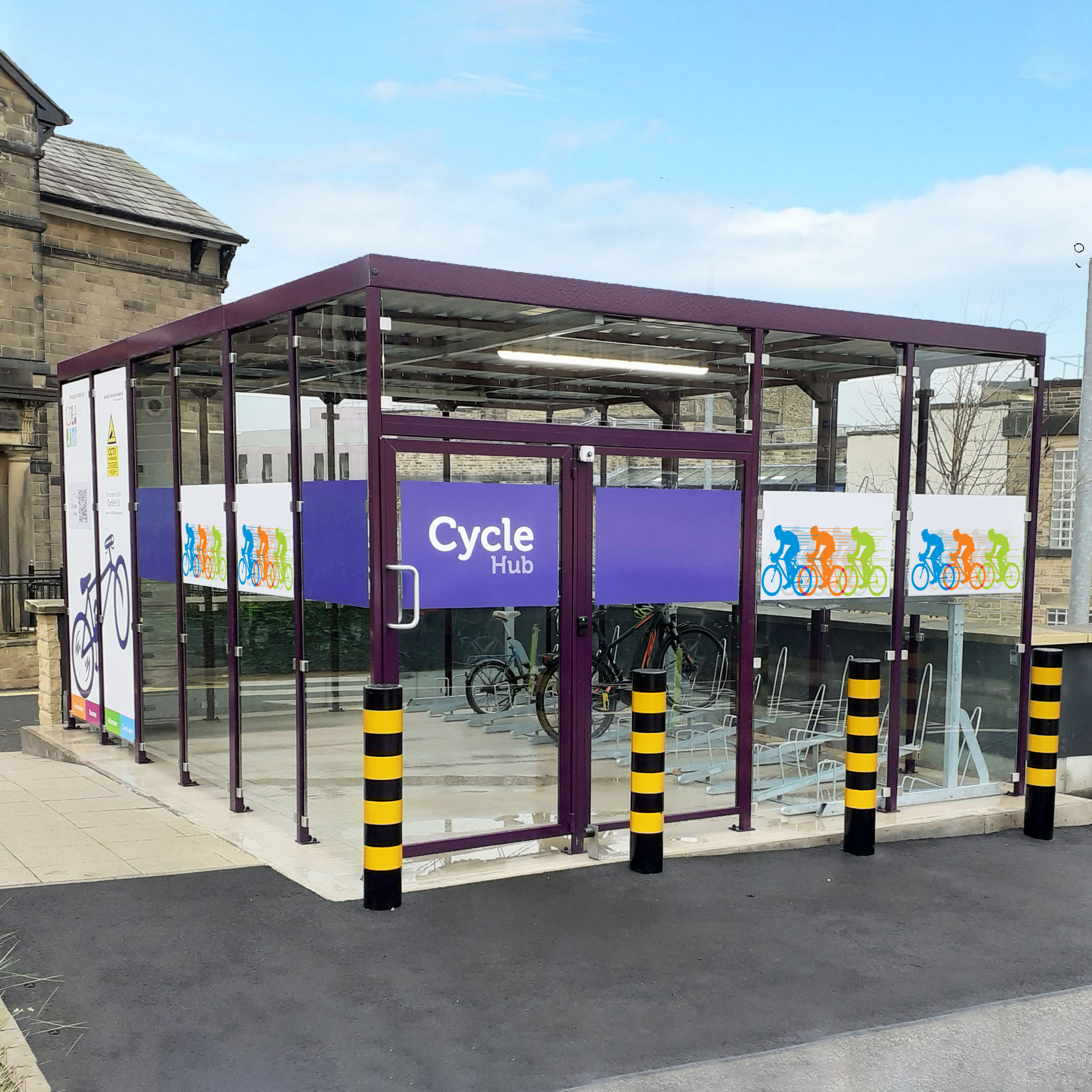 Neighbourhood Cycle Hubs – Securely accommodate an entire neighbourhood of bikes with just one cycle hub